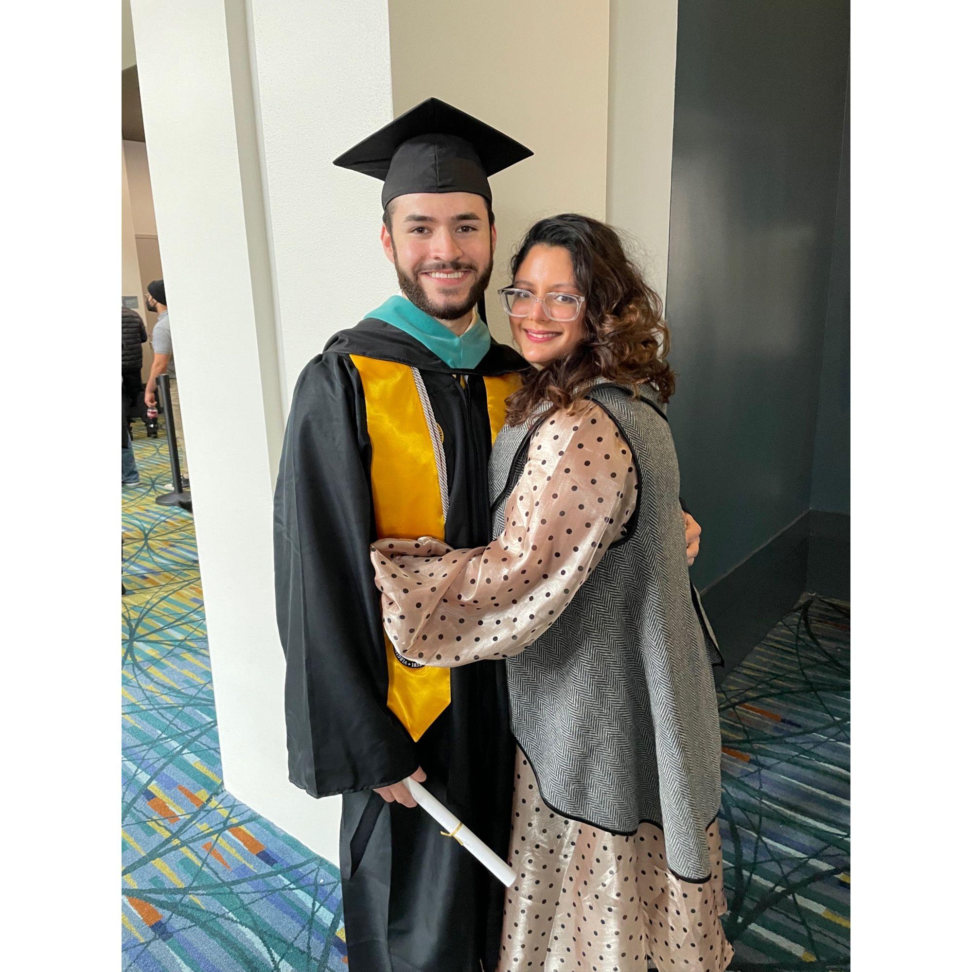 Marco graduating from VCU 🎉 !