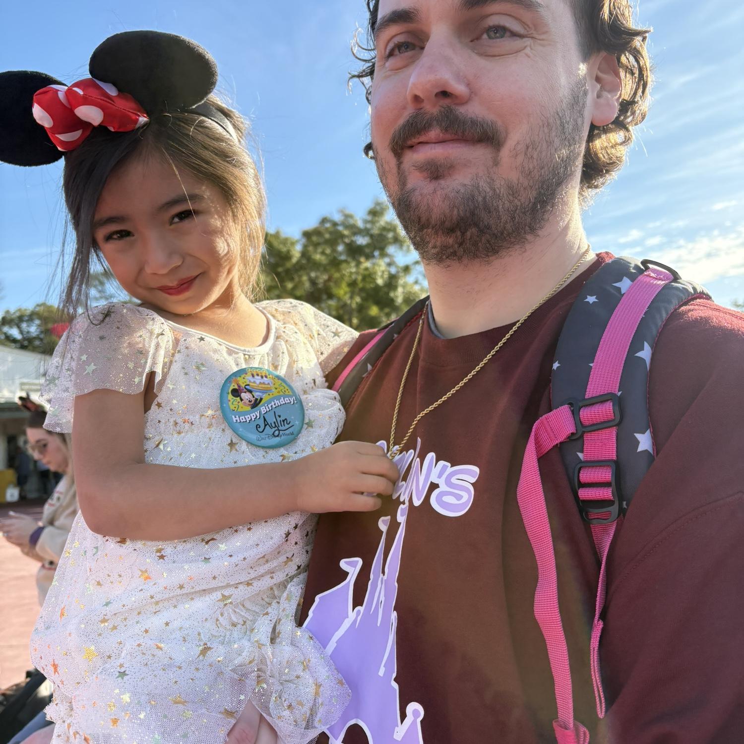 Celebrating Aylins 5th birthday at Disney