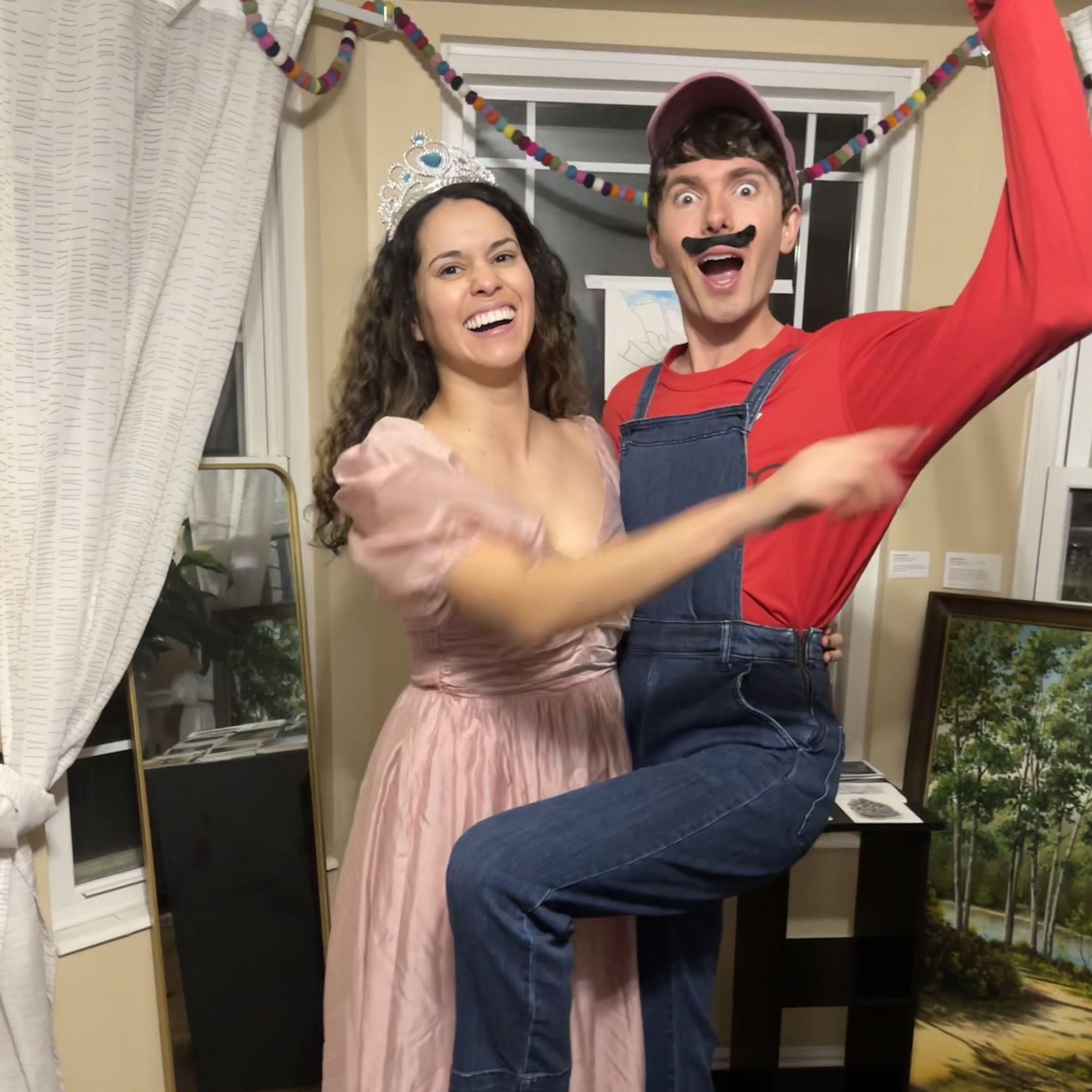 Princess Peach and Mario