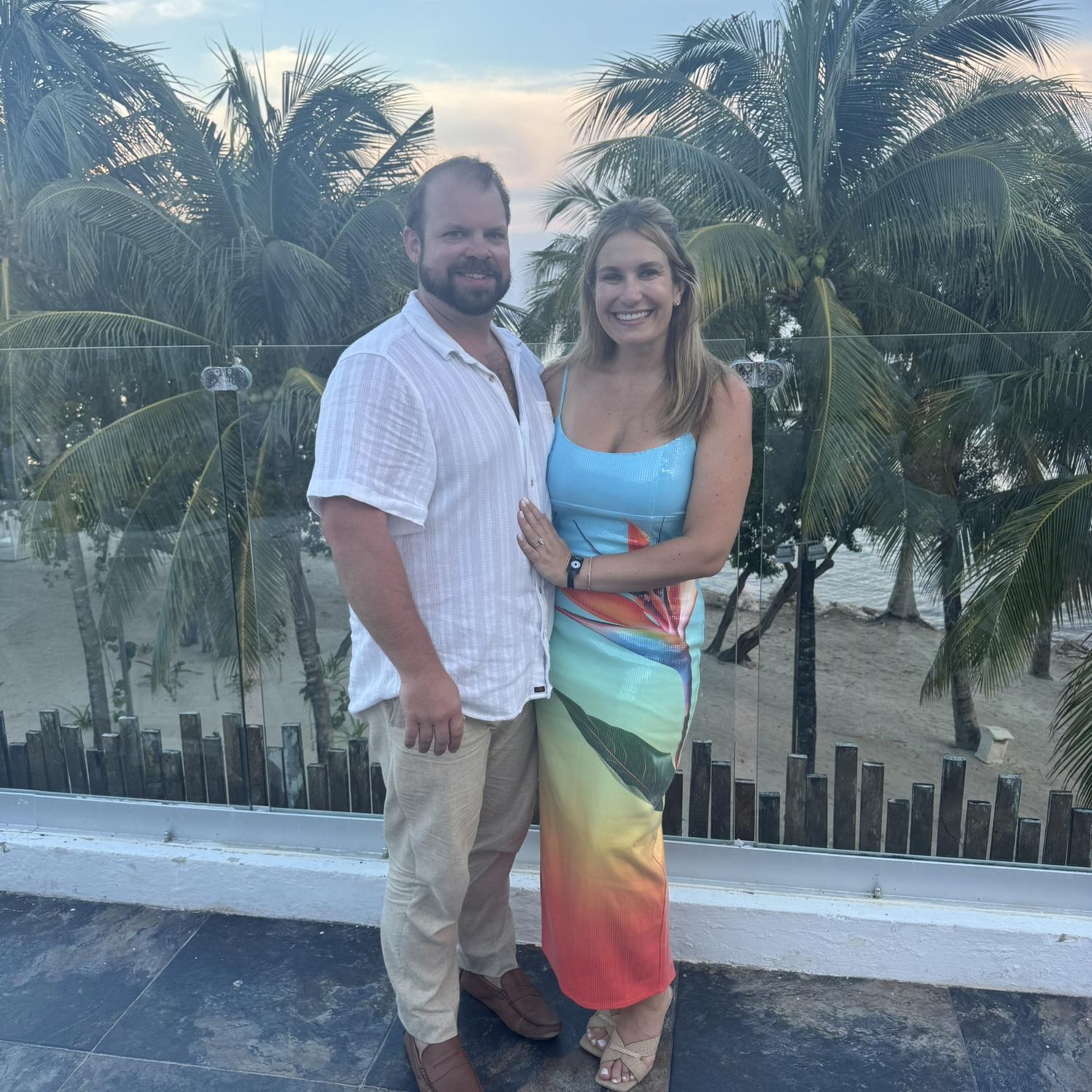 Celebrating the marriage of Mel Seiser and Bjorn Lundberg. Playa del Carmen, Mexico. August 2025