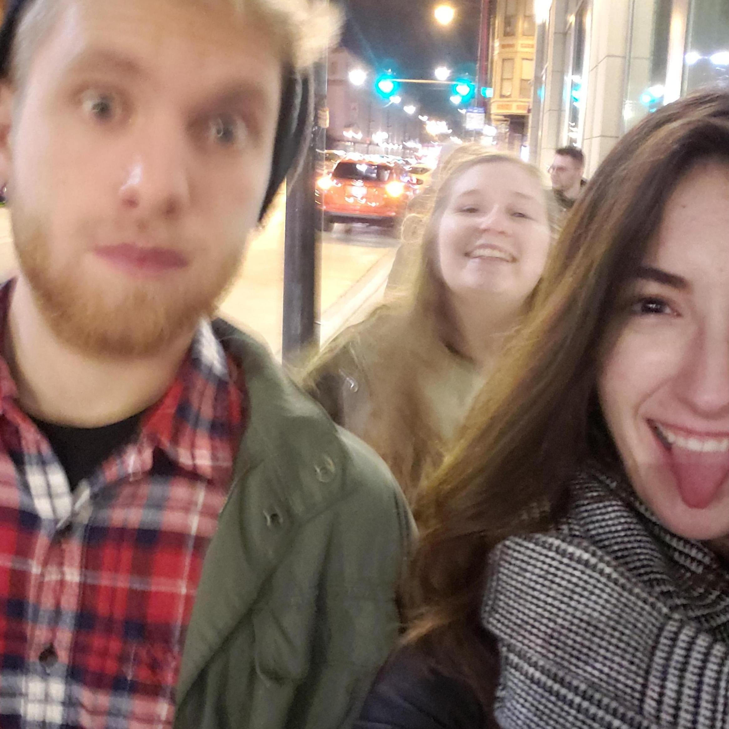 Just after our first date when we got our noses pierced.