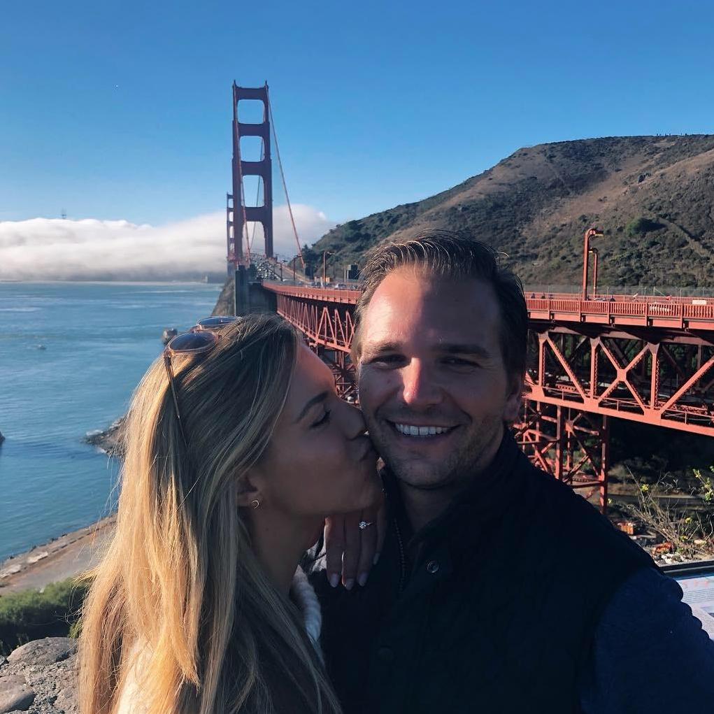 Our engagement weekend on the way to Napa