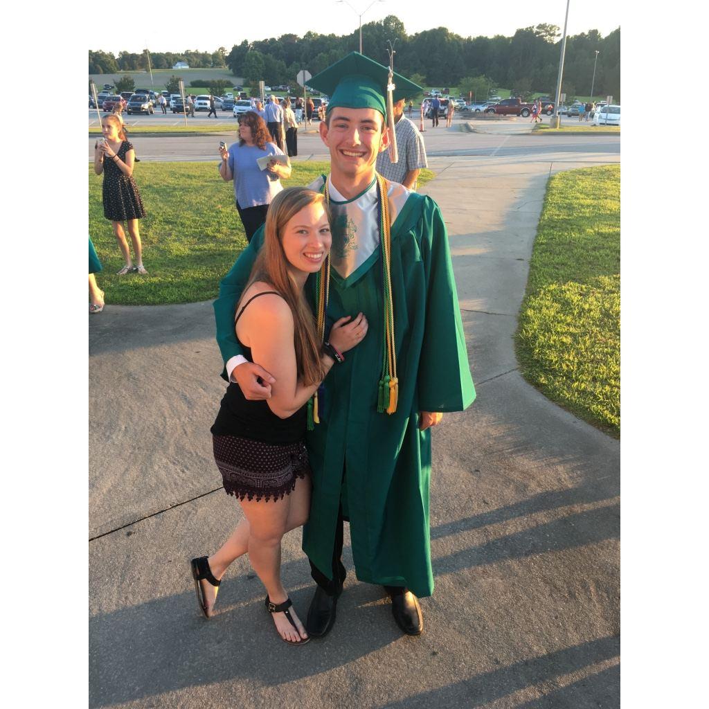 2016 - Wade's high school graduation from West Johnston