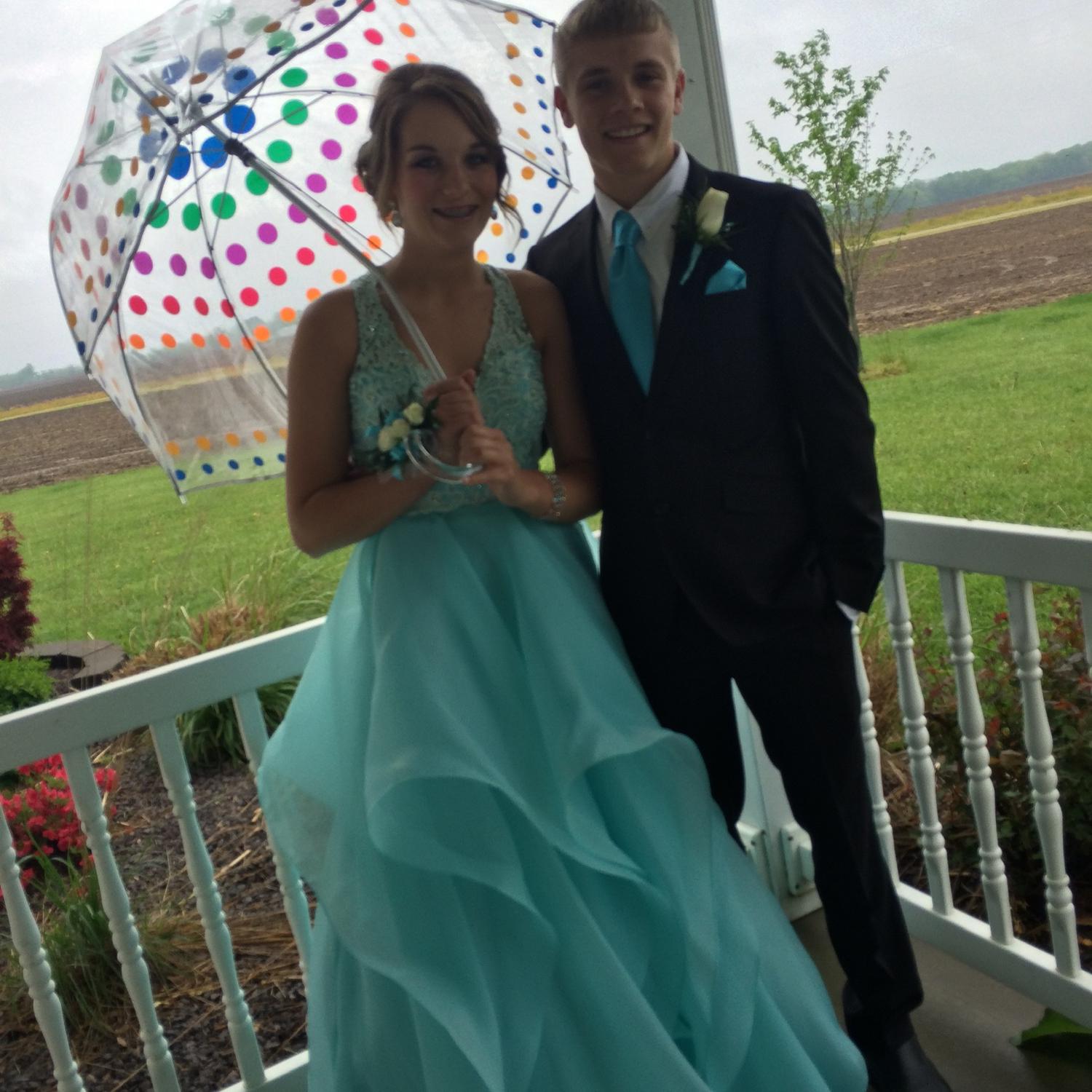 First prom! April, 2017