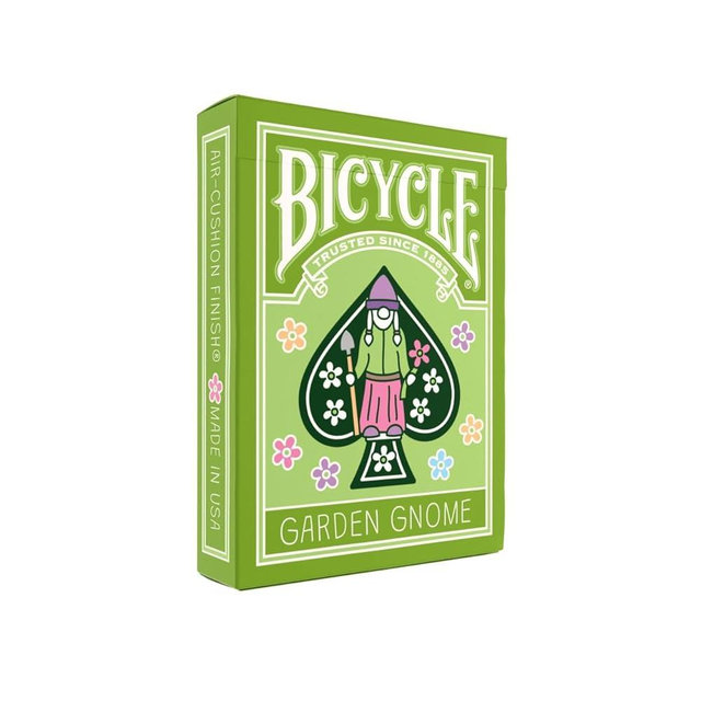 Bicycle Garden Gnome Playing Cards - Cute and Collectible Lawn Gnome Statue Décor Inspired Toys Deck of Card Game for Family Game Night or Easter Basket Stuffers for Spring Gardening Lovers