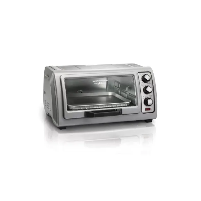 Hamilton Beach Easy Reach Toaster Oven Silver 31127D