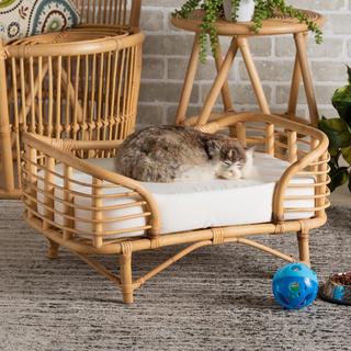 Malino Modern Bohemian Pet Bed with Cushion