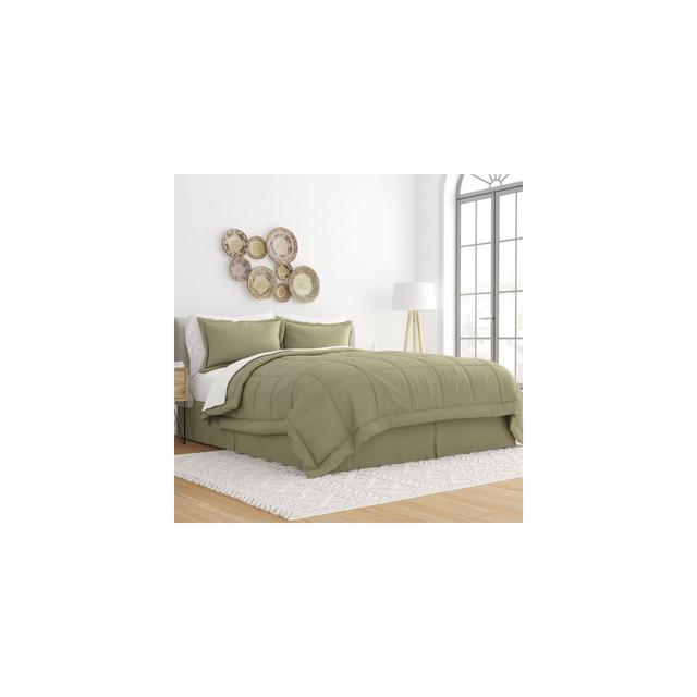 Essential Bed In A Bag Comforter Bedding Set- Becky Cameron , Full, Sage