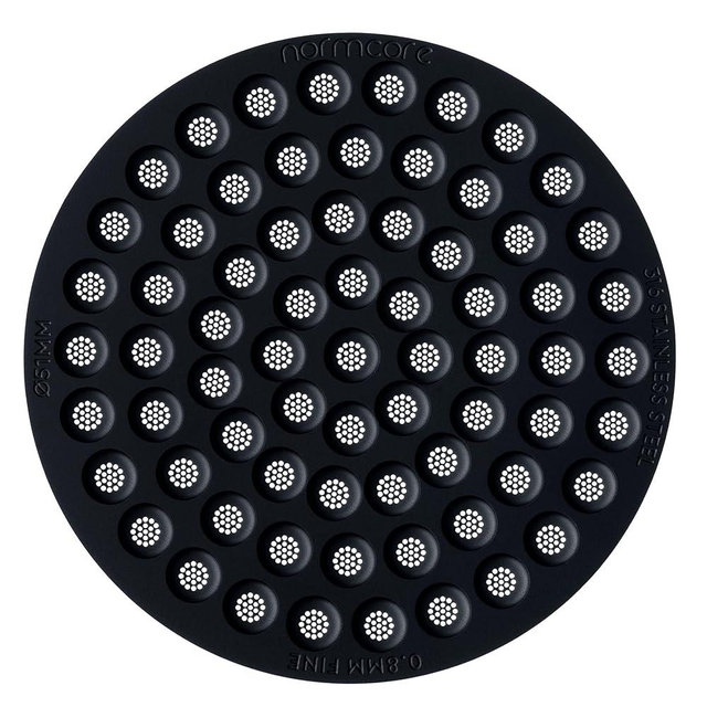 Normcore 51mm Puck Screen, 0.8mm Thickness, Lower Shower Screen, Reusable Metal Filter for 51mm Portafilter Basket, Titanium PVD Coated 316 Stainless Steel