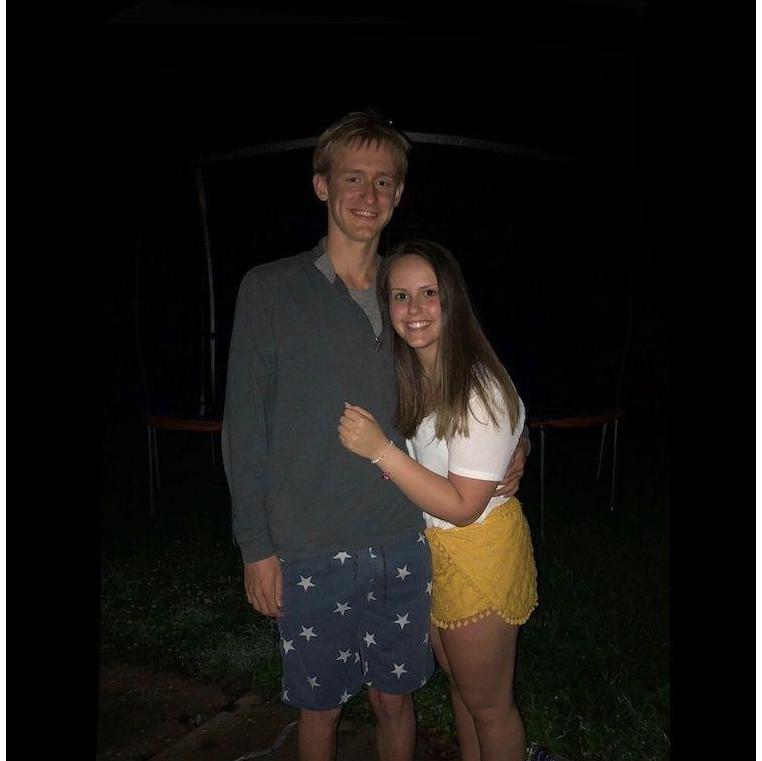 This is the first picture Wyatt and I took as a couple all the way back in 2019. Our first date was to Champs for a round of mini golf.