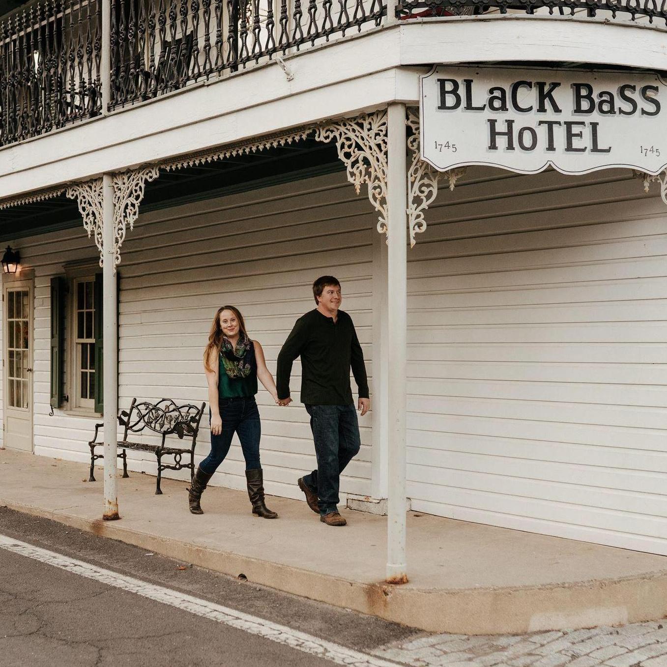 Black Bass Hotel, Lumbville, PA --- where we had our first date :)