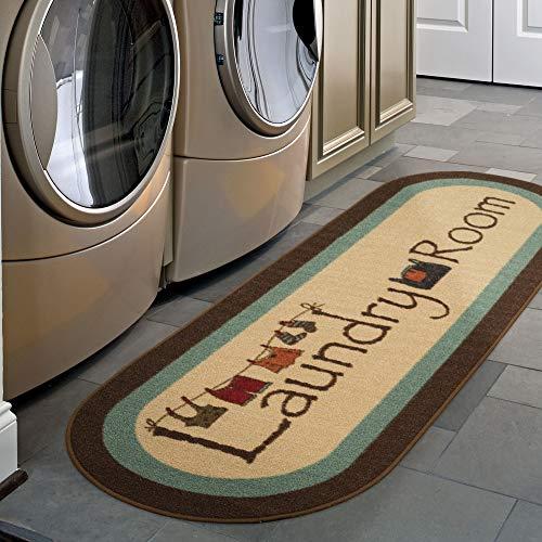 Ottomanson Laundry Runner Rug, 20" x 59", Brown