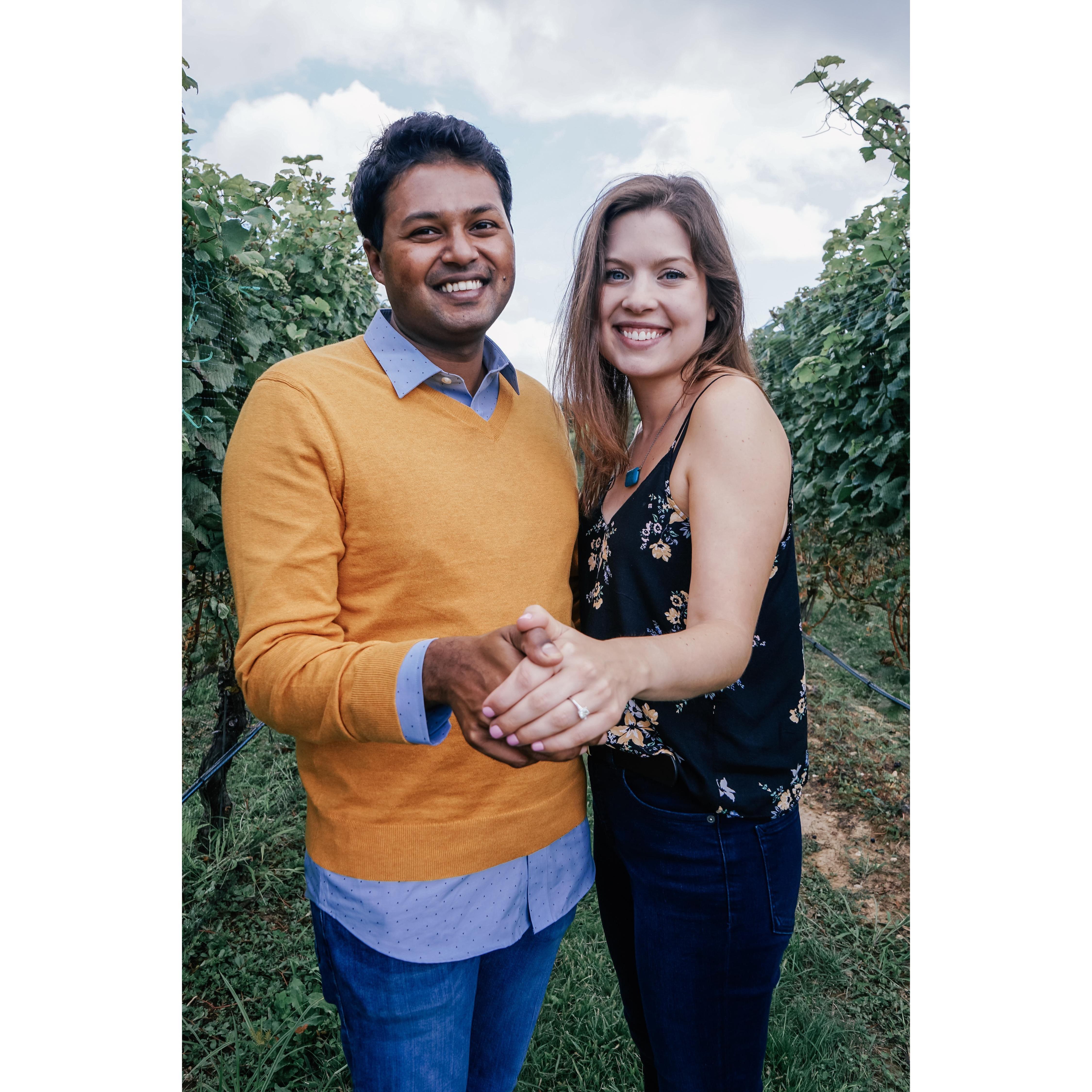 Got engaged at Sparkling Pointe, September 14th 2019