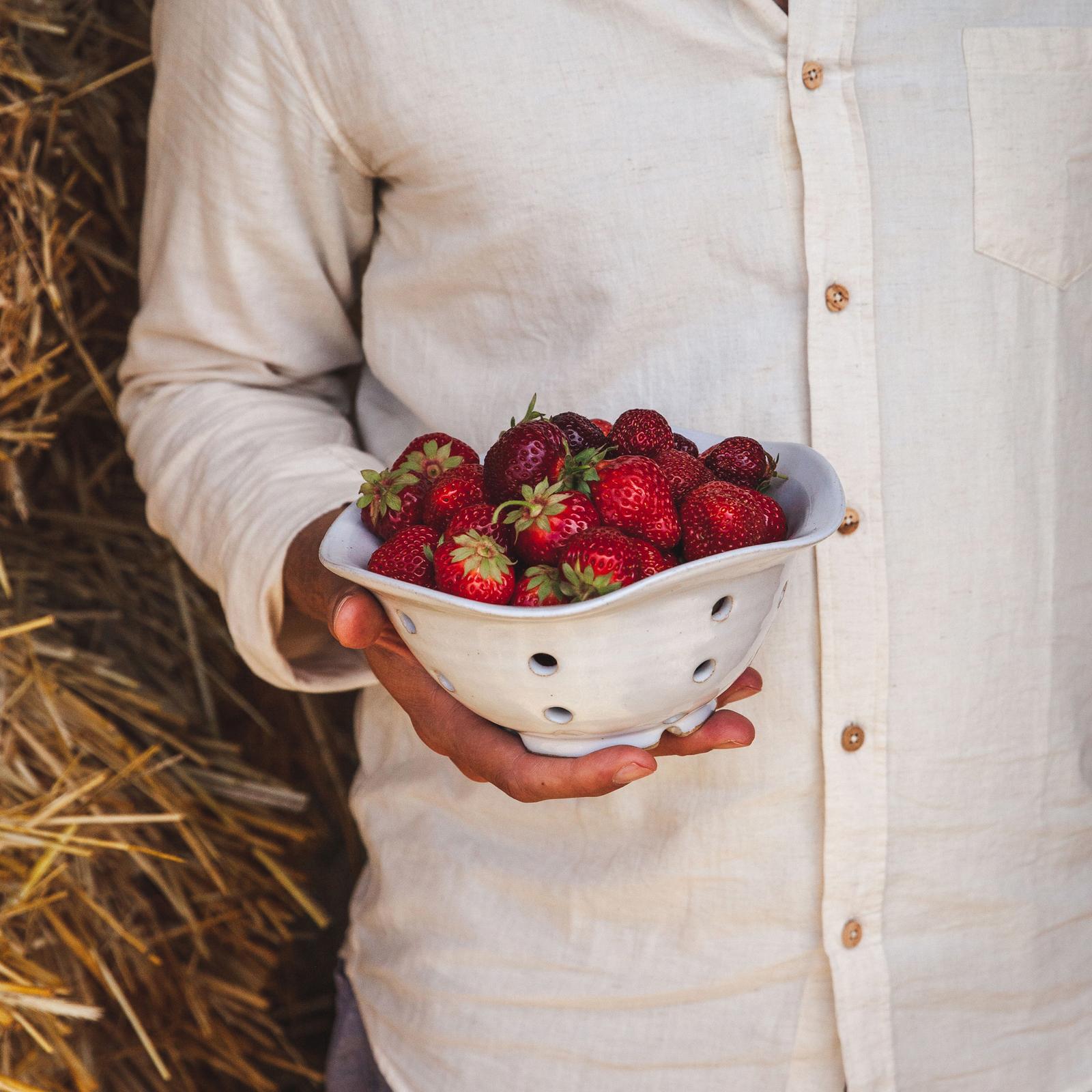 Farmhouse Pottery, Windrow Berry Bowl | Zola