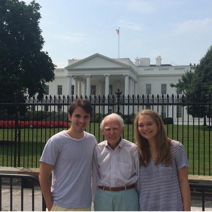 Visiting the White House with Granddad