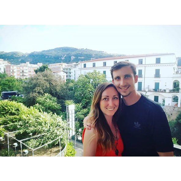 Our view from the balcony of our Italian Airbnb. Sorrento, Italy- June 2018