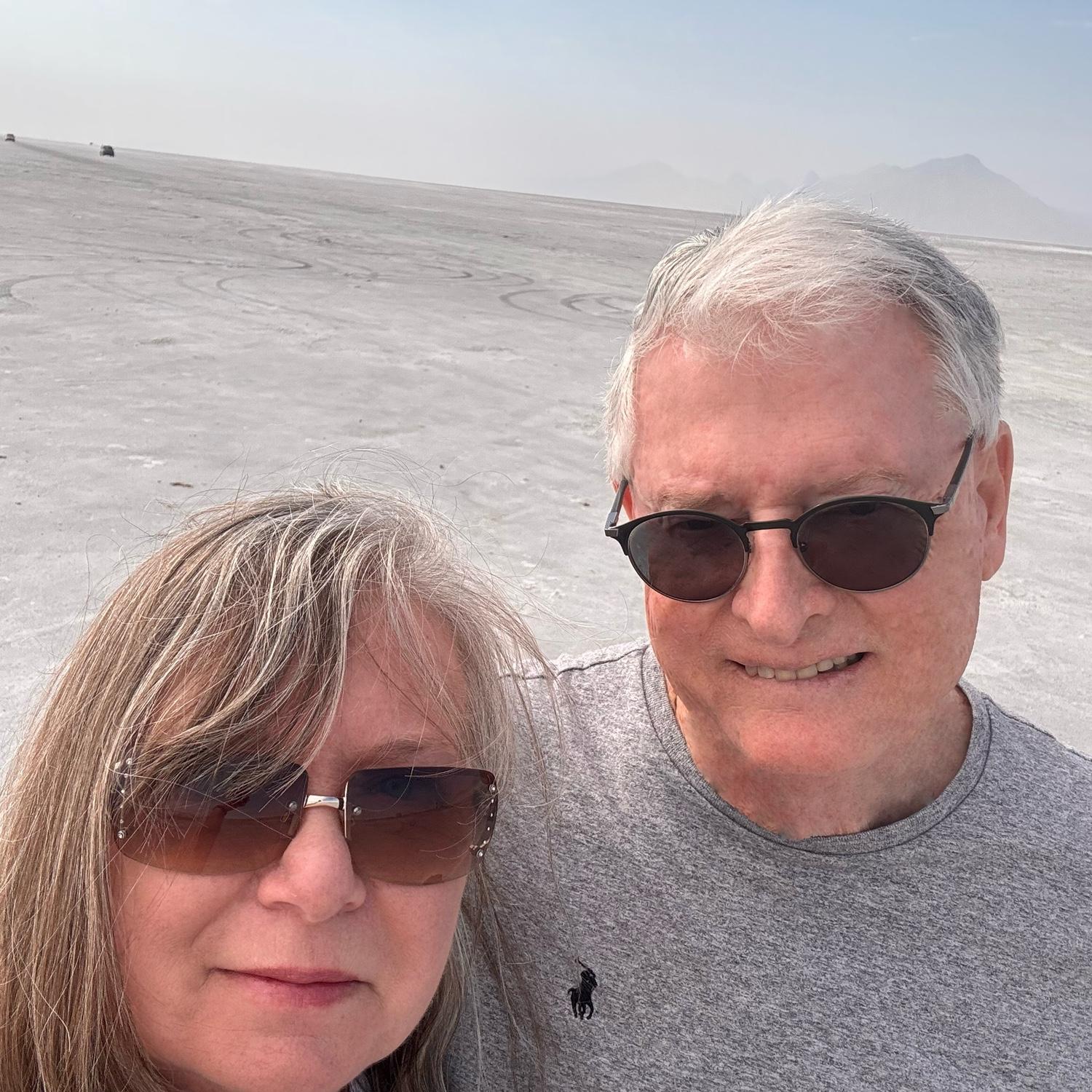 Salt Lake Flats were so Flat and Salty.
