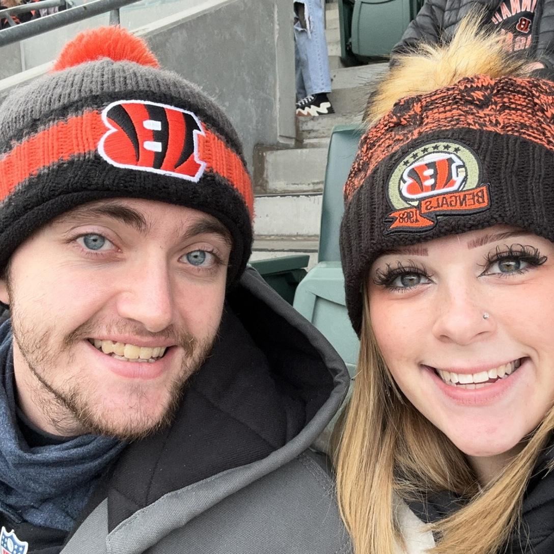 Jordan’s and I first Bengals game together… WHO DEY🐯