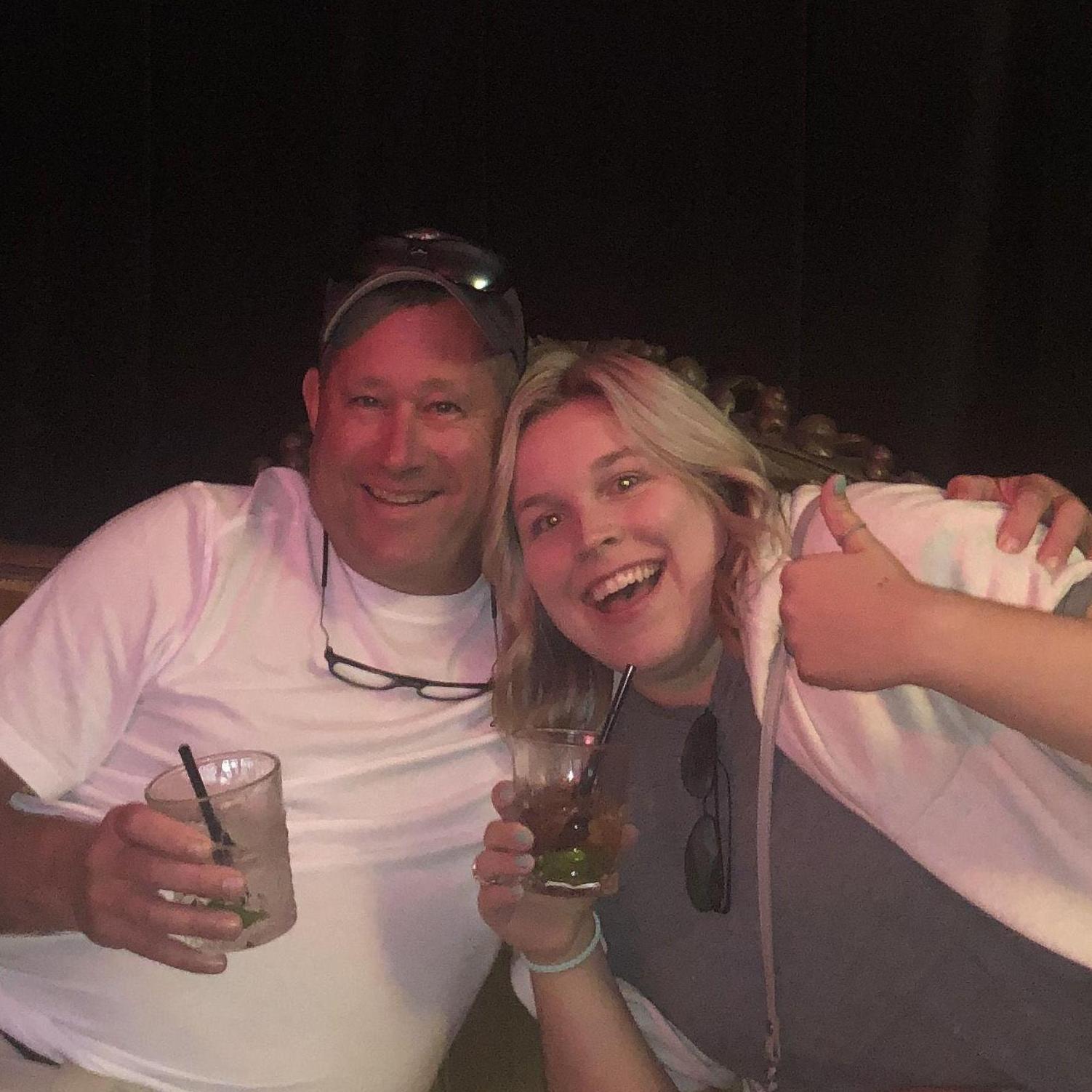Uncle Scott & Carol at Lincoln's, a speakeasy in Portland, ME