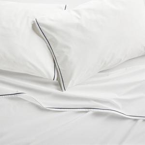Haven King Blue Percale Sheet Set
