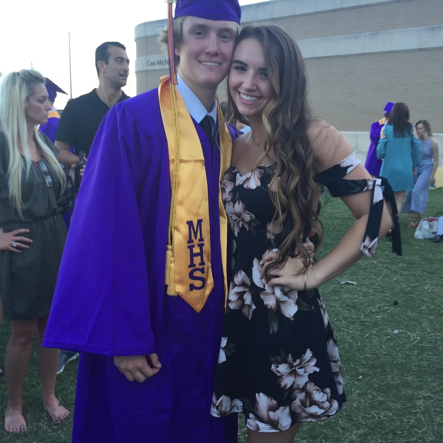 May 2018: Lucas's high school graduation!