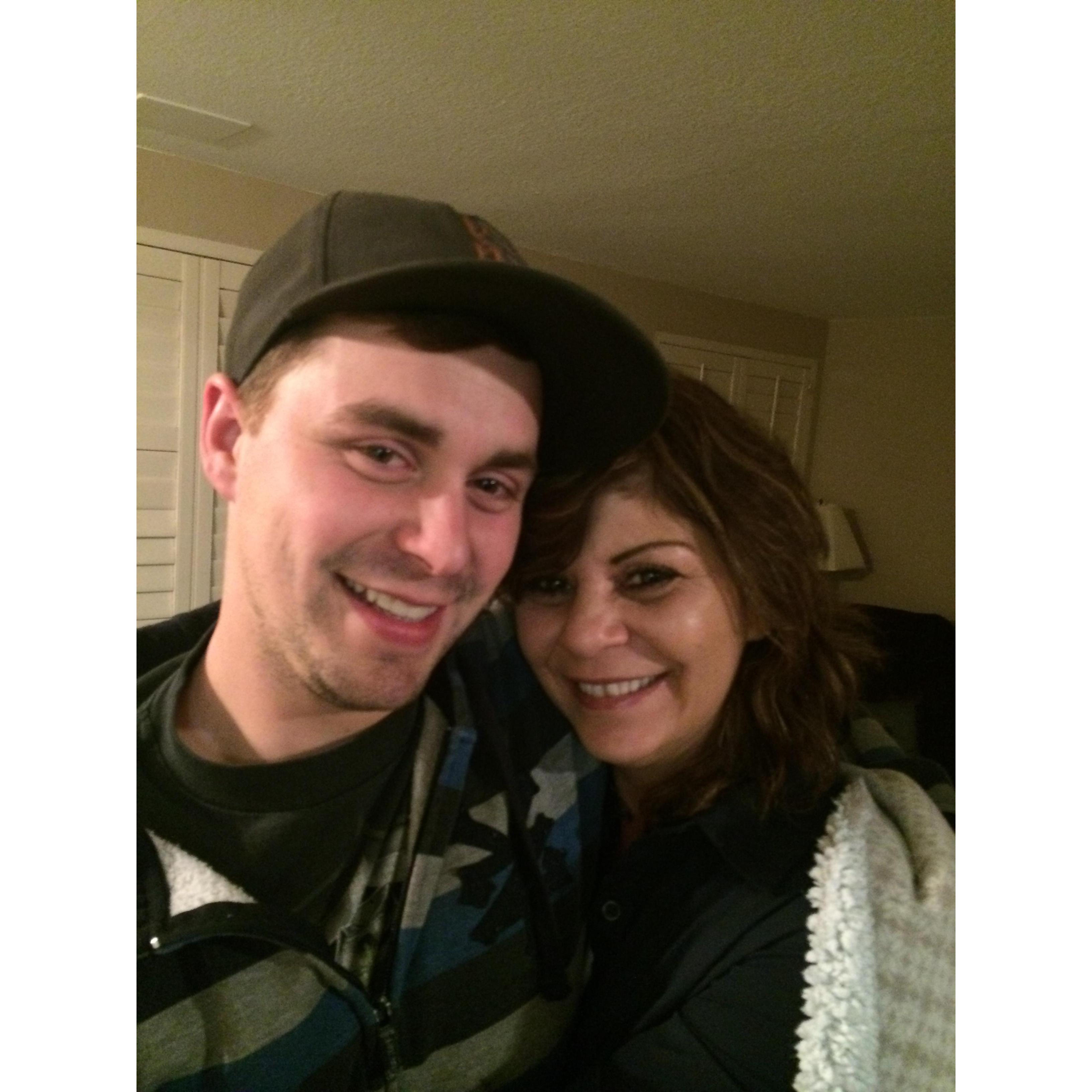Gabby with her son Nicholas