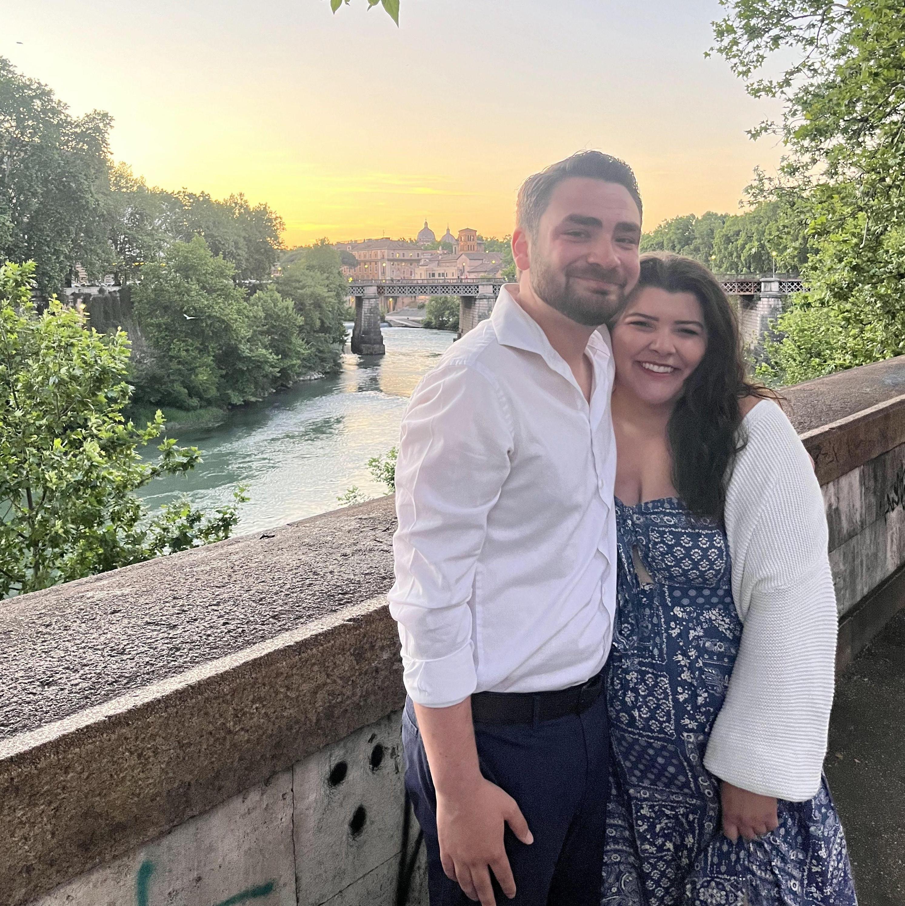 Minutes before Kyle proposed, May 11, 2024