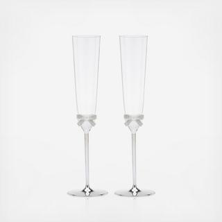 Grace Avenue Champagne Toasting Flute Pair