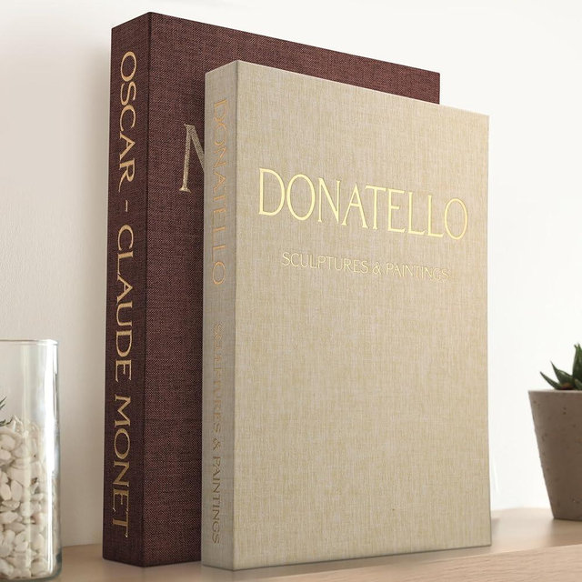 Decorative Books for Home Decor - Set of 2 Faux Books for Decoration with Secure Magnet Closure for Photo Storage and as a Keepsake Box, Coffee Table or Bookshelf Decor
