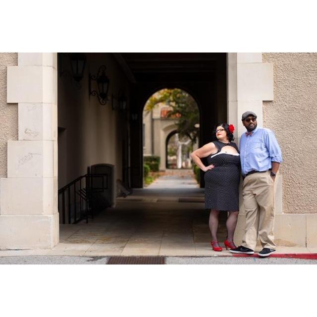 We are playing hard to get at our engagement shoot at Pomona College.
