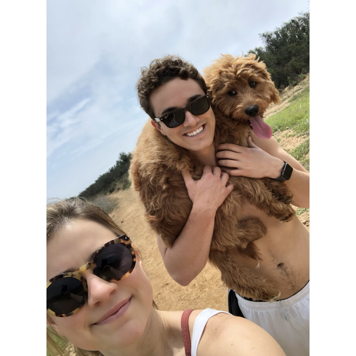 Hike with Baby Blu, April 2018