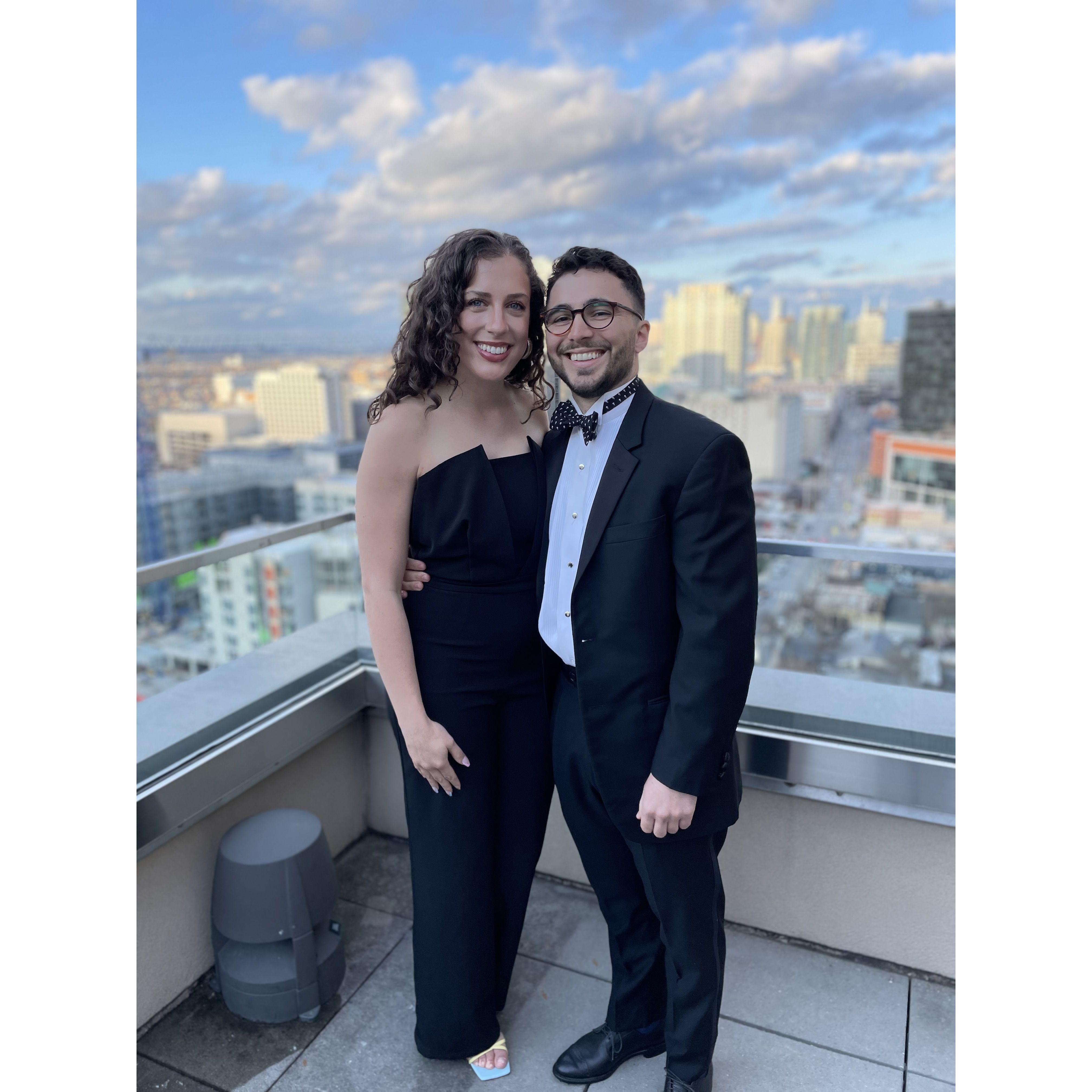 First cadaver ball after 2 years of covid cancellations, March 2022