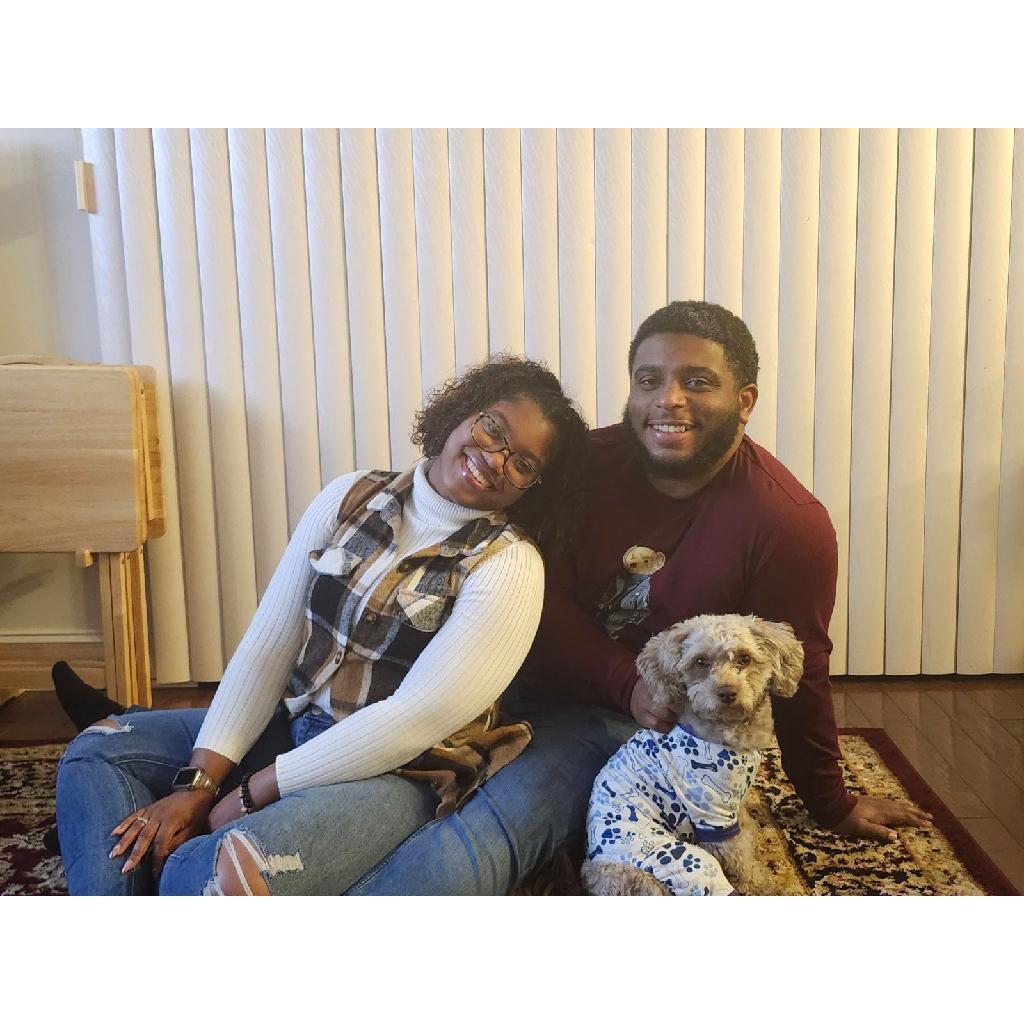 Destini, Robert, and Kovu enjoying Bear, Delaware for Thanksgiving!