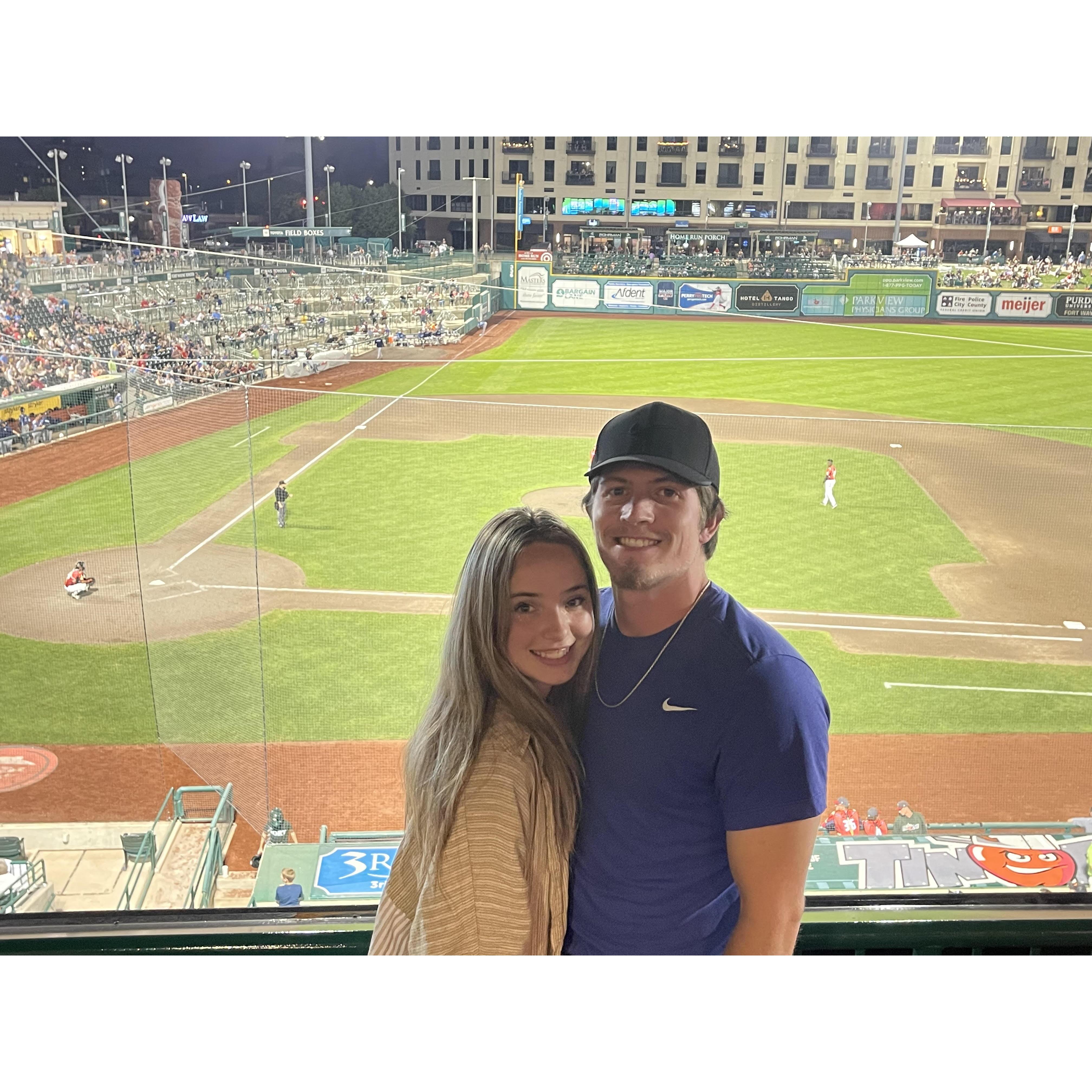 tincaps game ⚾️ 2022