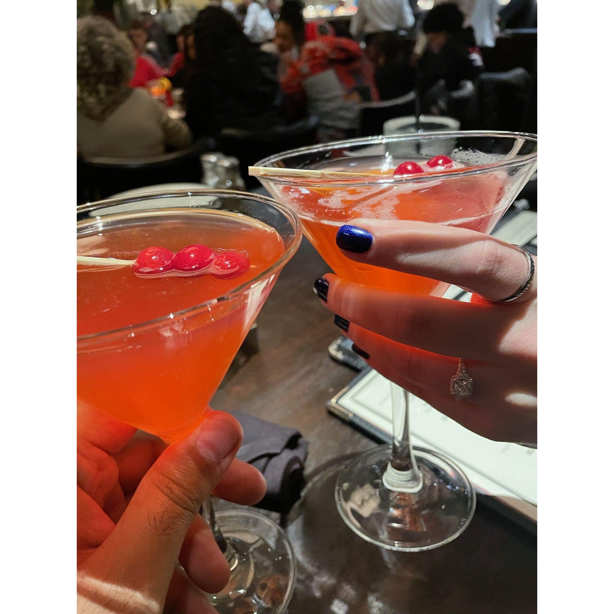 Cheers to the Mr. & Mrs. to-be!