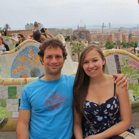 Barcelona, in Parc Guell.