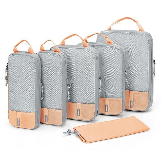 BAGSMART 6 Set/4 Set/2 Set Compression Packing Cubes for Travel, Lightweight Vacation Travel Essentials, Travel Accessories for Suitcase Organizer Bags Set, Durable Luggage Organizer Travel Bags