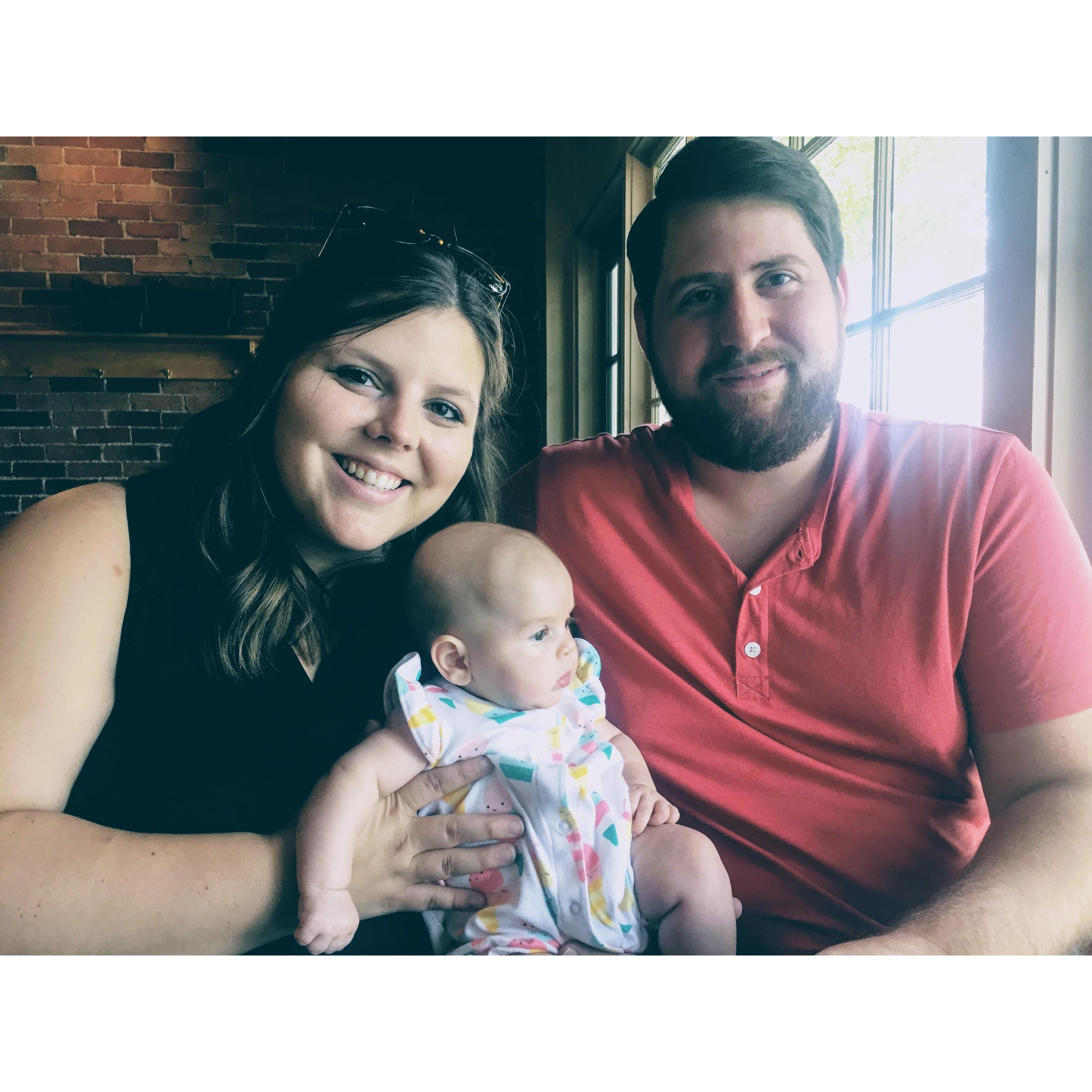 Posing with our niece, Claire