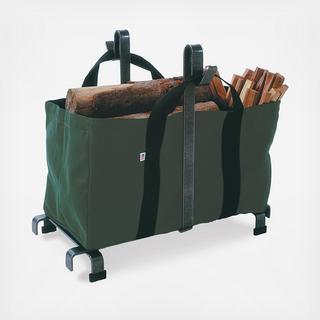 Log Rack with Carrier Bag