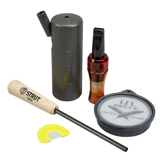Hunters Specialties Super Strut Combo Kit - Turkey Game Calls Combo Pack - Wide Range of Realistic Turkey Sounds