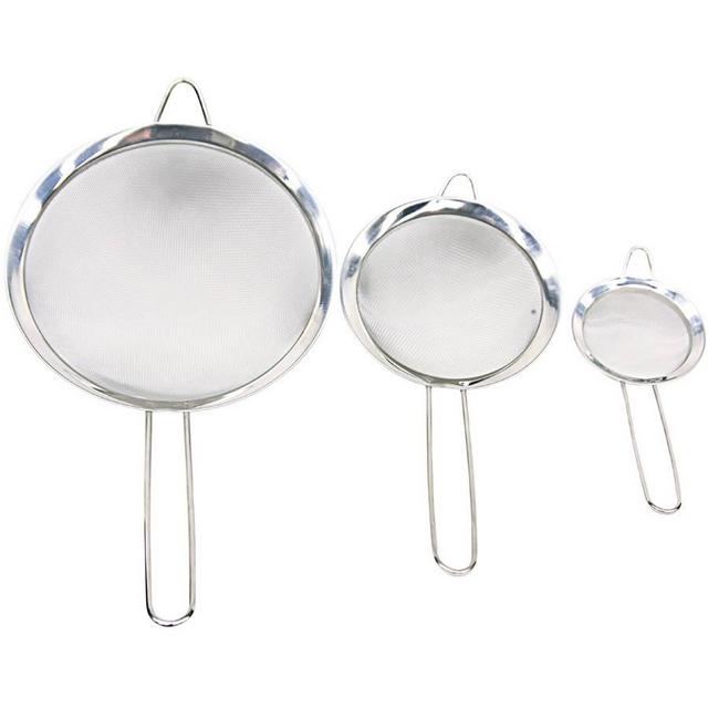 3-Piece Mesh Strainer Set