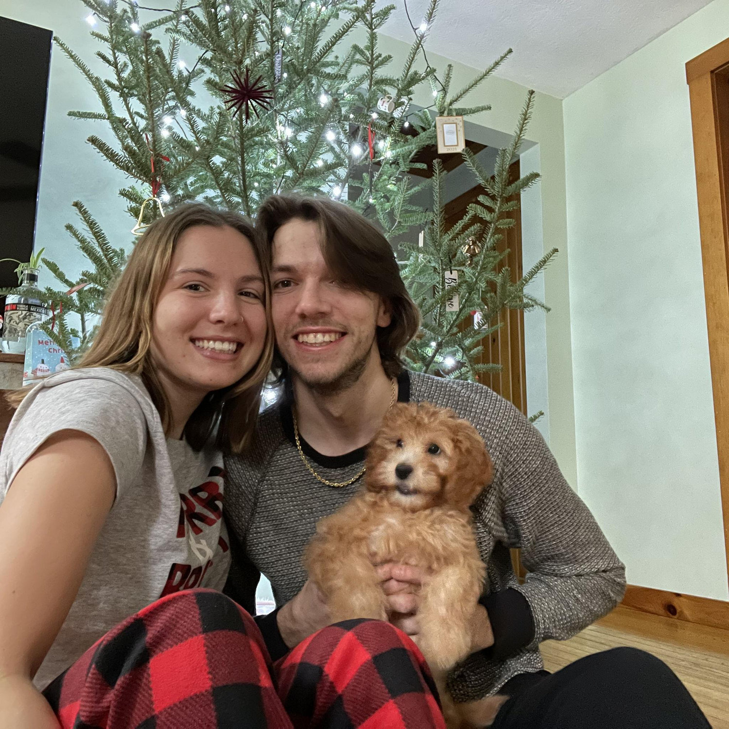 Our first Christmas together with Arlo.