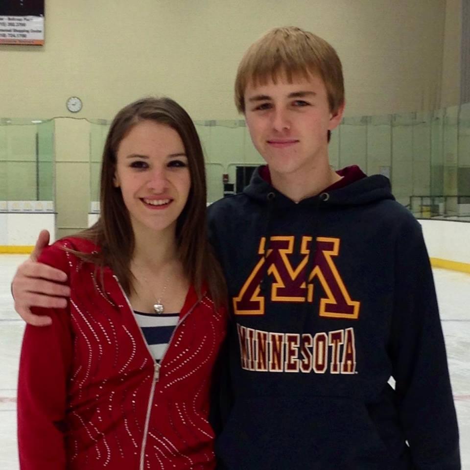 First time figure skating together! 2013.