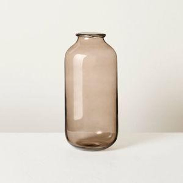 Glass Vase Tan - Hearth & Hand™ with Magnolia