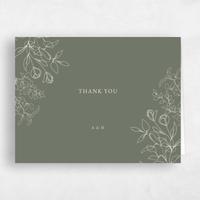 Green Wedding Thank You - Essenza Bloom