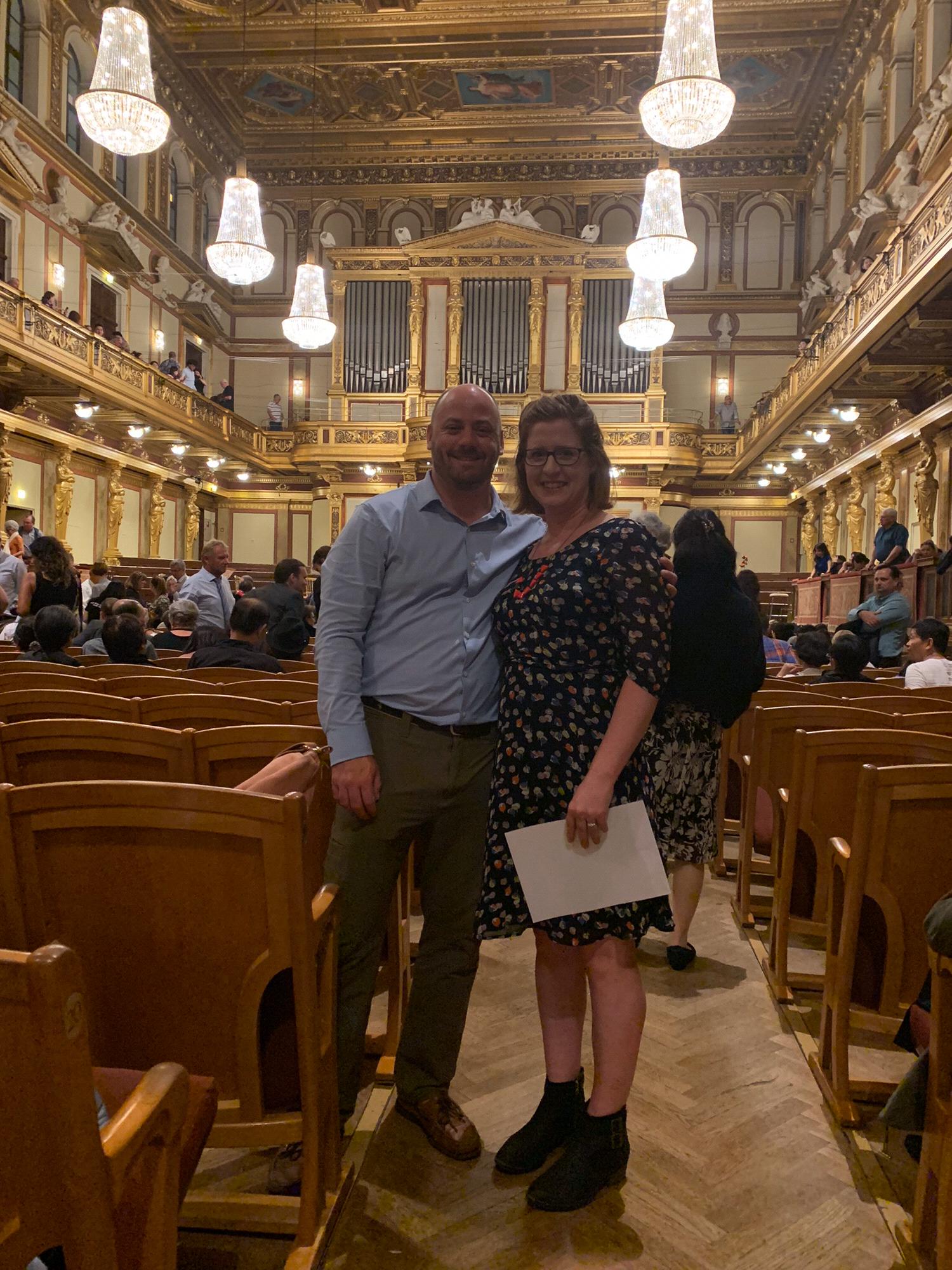 Vienna Mozart Orchestra in the Golden Hall of the Musikverein Vienna, September 2019