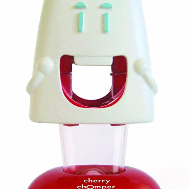 Talisman Designs Chomper Pitter | Family Friendly Kitchen Tools |, Fun & Functional Olive &, Cherry Seed Picker for Kids | Gift Item