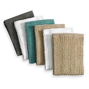 Real Simple® 6-Pack Antimicrobial Bar Mop Dish Cloths in Multi