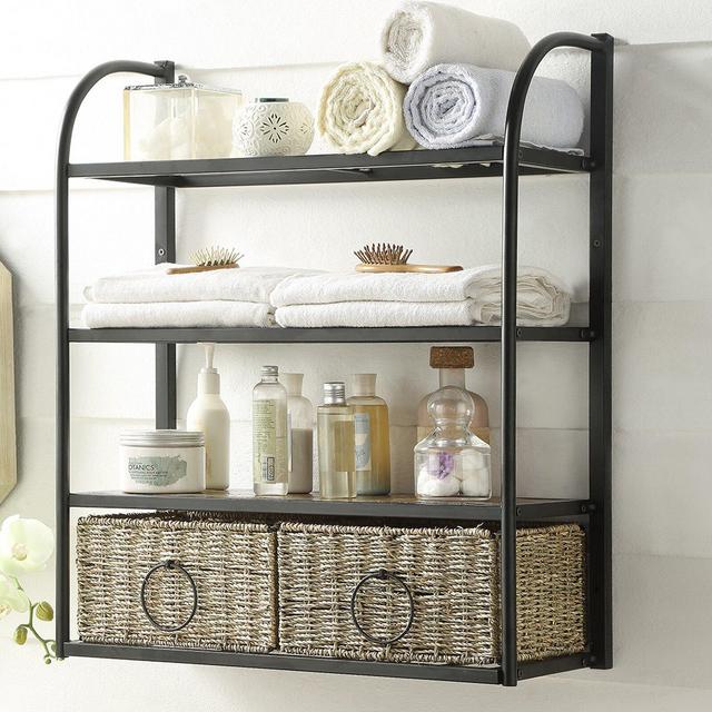 Baringer Hanging Storage Rack with Basket