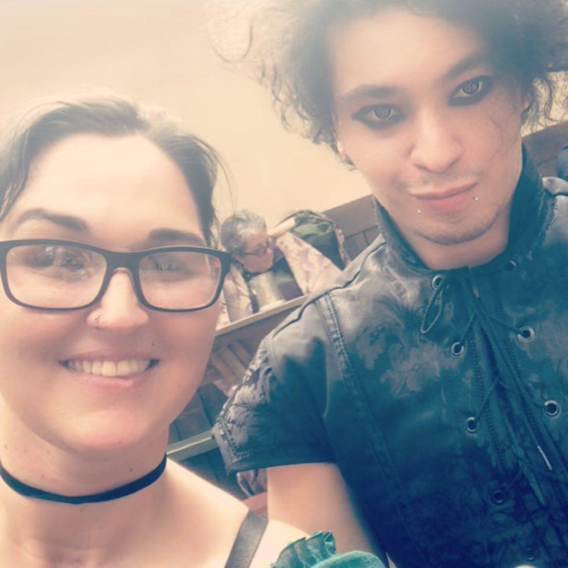 Not Corey's first costume at Ren Fest 2021. He nearly passed out as a Plague Doctor